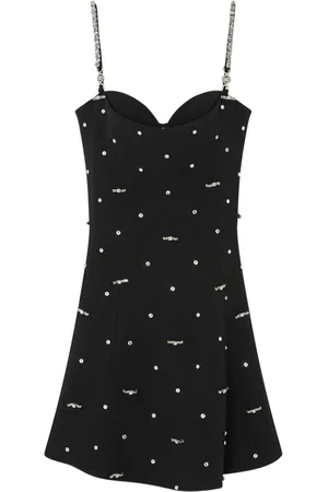 VERSACE Cielo Stellato crepe mini dress