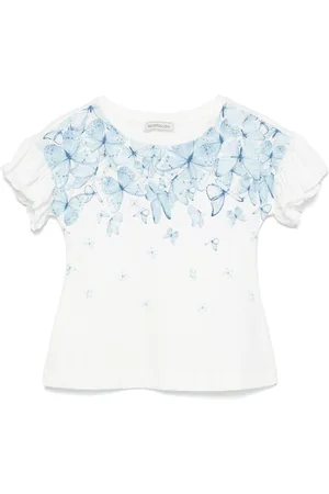 MONNALISA Butterfly-print T-shirt