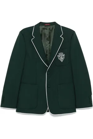 Gucci Logo-embroidered blazer