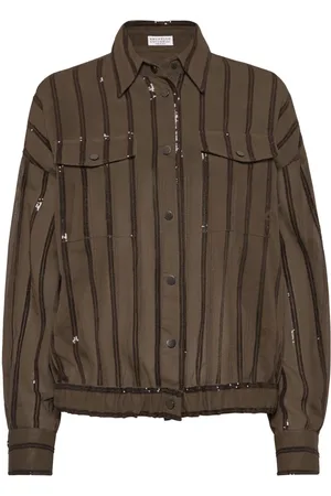 Brunello Cucinelli Dazzling Embroidery jacket