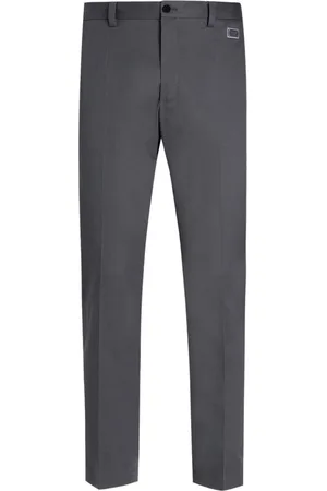 Dolce & Gabbana Logo-plaque trousers