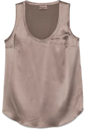 Brunello Cucinelli Satin top