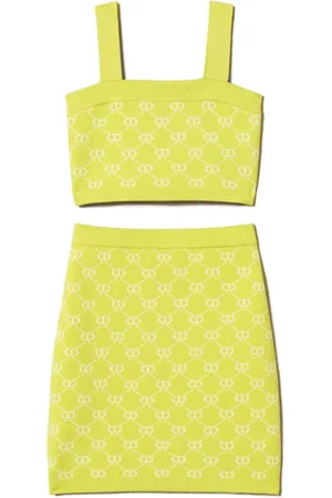Twin-Set Logo-intarsia skirt set