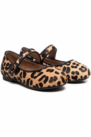 AGE OF INNOCENCE Leopard-print ballerina shoes