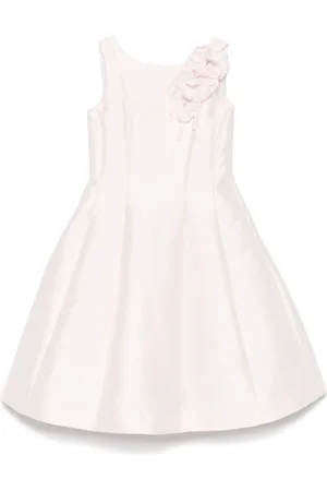 MONNALISA Floral-appliqué dress