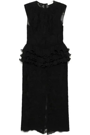 ZIMMERMANN Crush lace frill dress