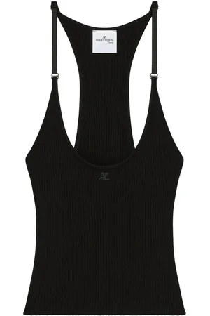 Courrèges Scuba-knit tank top