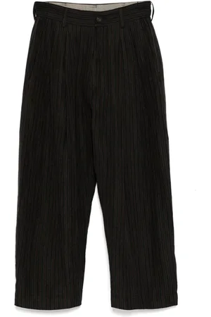 ZIGGY CHEN Front-pleat tapered trousers