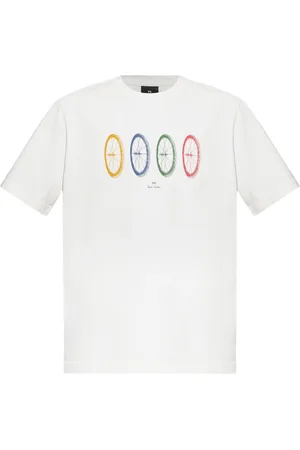 Paul Smith Wheels-print T-shirt