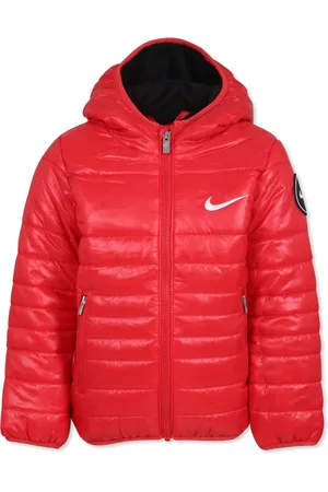 Nike Logo-embroidered puffer jacket