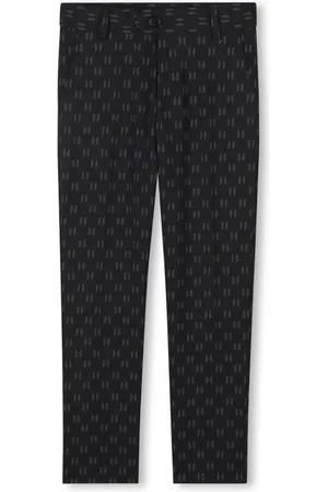 Karl Lagerfeld Monogram-logo ceremony trousers