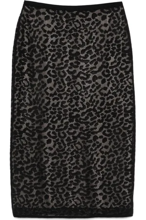 THEORY Lace midi skirt
