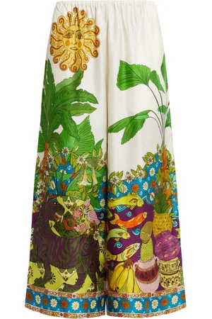 ALÉMAIS Tiger palazzo pants