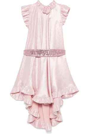 MONNALISA Metallic-effect dress