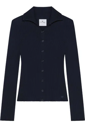 Courrèges Fine-ribbed cardigan