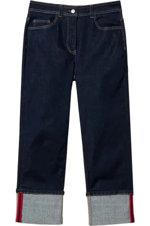 Twin-Set Folded cropped jeans