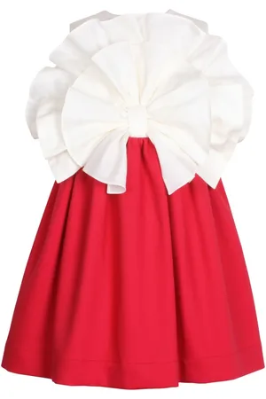 JESSIE AND JAMES Floral-appliqué dress