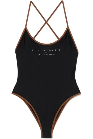 Serafini Logo-print swimsuit