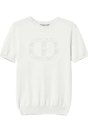 Twin-Set Oval T-perforated T-shirt