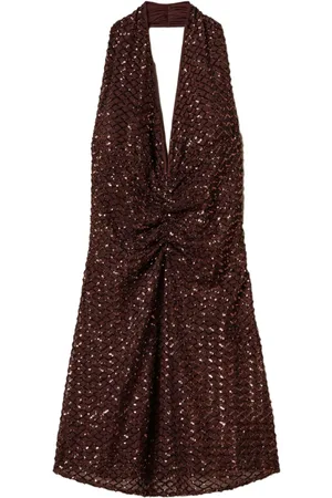 Twin-Set Sequinned mini dress