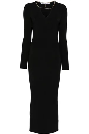 Alexander Wang Plate chain-detailed maxi dress