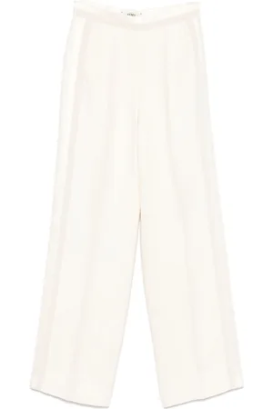 Fendi Panelled wide-leg trousers