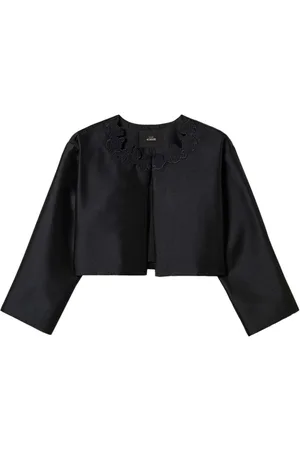 Twin-Set Broderie anglaise twill jacket