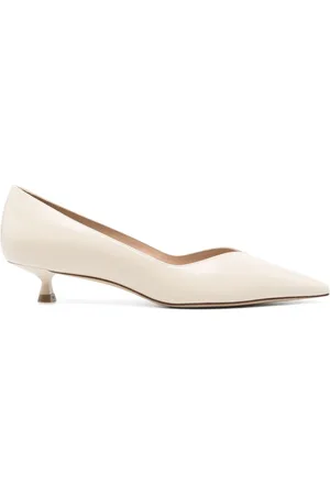 Stuart Weitzman 25mm leather pumps