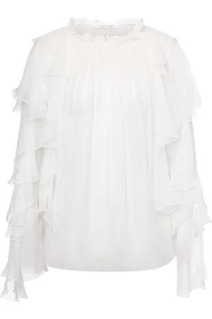 Alberta Ferretti Ruffle-detailing blouse