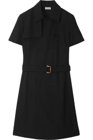 Burberry Belted wool minidress