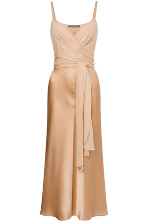 Alberta Ferretti Draped midi dress