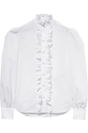 Puccini Ruffled cotton shirt