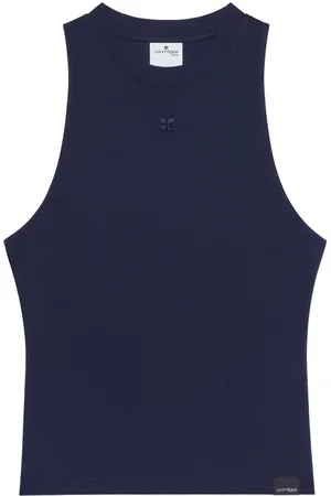 Courrèges Appliqué tank top