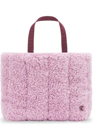 Perfect Moment Faux-shearling tote bag