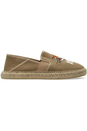 Kenzo Tiger-embroidered espadrilles