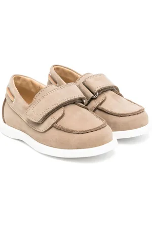 ANDREA MONTELPARE Leather deck shoes