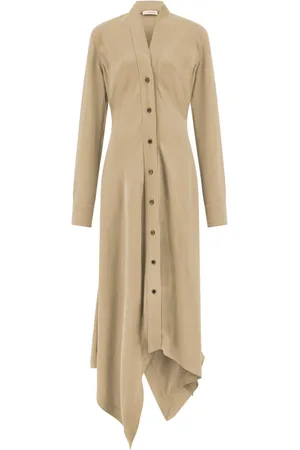 Salvatore Ferragamo Handkerchief-hem shirt dress