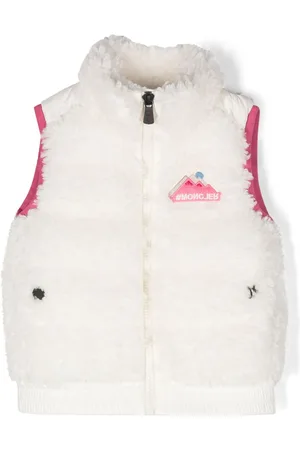 Moncler Logo-embroidered fleece gilet