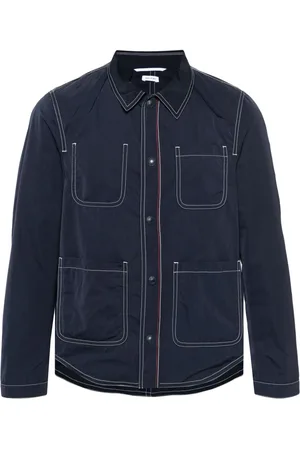 Thom Browne Contrast-stitching shirt jacket