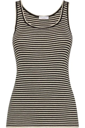Brunello Cucinelli Striped top