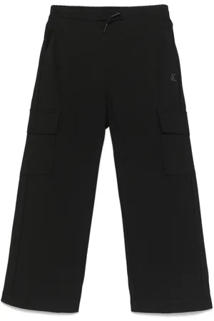 Calvin Klein Monogram-embroidered cargo pants