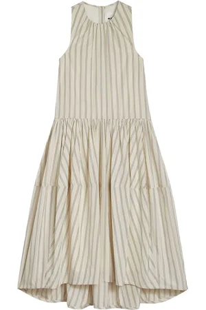 Jil Sander Striped midi dress