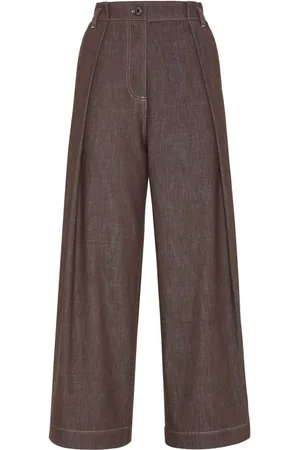 Brunello Cucinelli Box pleat trousers