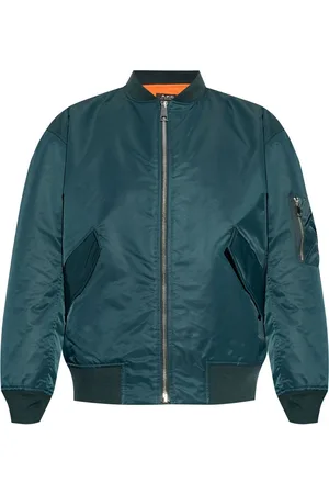 A.P.C. Logo-embroidered bomber jacket