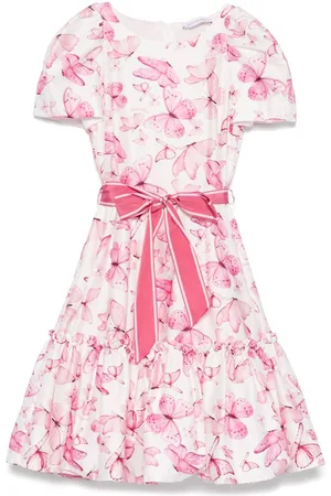 MONNALISA Butterfly-print dress