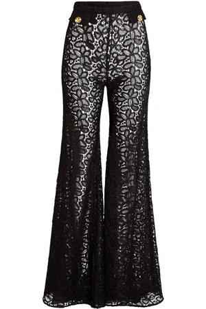 Giambattista Valli Lace flared trousers