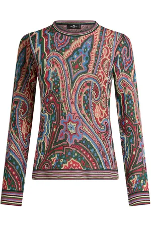 Etro Paisley-jacquard sweater