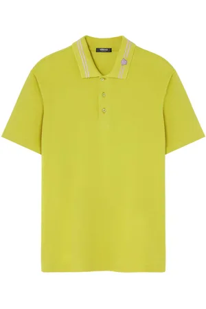 VERSACE Medusa-embroidered polo shirt