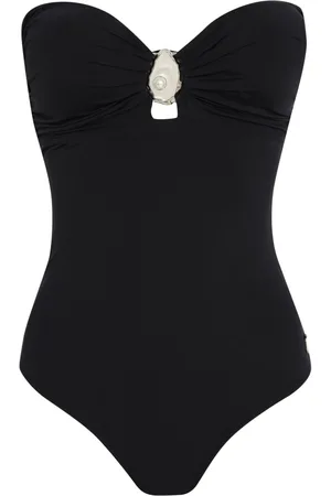 Brigitte Shell-appliqué swimsuit