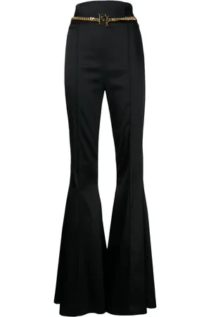 Elisabetta Franchi Chain-belt flared trousers